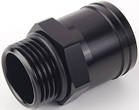 Pump Inlet Fitting Black Anodized
