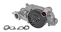 OEM-Style Water Pump For 1997-2006 GM Gen III/IV LS Engines, with Pulley [Satin]