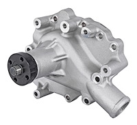 Premium High-Flow Aluminum Water Pump for 1970-1979 Ford 351C, 351M, 400 V8 [Satin]