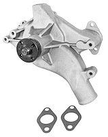 Premium High-Flow Aluminum Water Pump Fits Select 1965-1976 Ford FE Series 352-428 V8 [Satin]