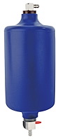 Coolant Overflow Tank, 4 in. Dia. [Blue]
