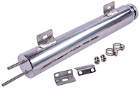 Coolant Overflow Tank, 18 oz. Capacity [Polished Stainless Steel]