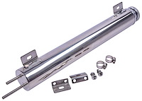 Coolant Overflow Tank, 22 oz. Capacity [Polished Stainless Steel]