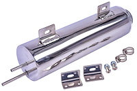 Coolant Overflow Tank, 34 oz. Capacity [Polished Stainless Steel]