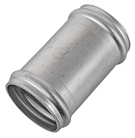 Aluminum Radiator Hose Connector, 3 in. Straight Length [1 1/2 in. O.D. Inlet/Outlet]