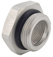 Block Adapter Fitting 1-5/16"-12 Male x 3/4" NPT Female