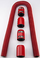 Stainless Steel Radiator Hose Kit Red