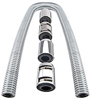 Stainless Steel Radiator Hose Kit Natural/Polished