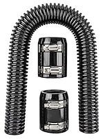 Stainless Steel Radiator Hose Kit Black