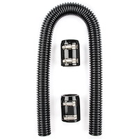Stainless Steel Radiator Hose Kit Black