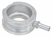 Billet Aluminum Weld-On Radiator Filler Neck with 5/16 in. Hose Barb