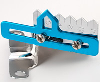 Chrome Timing Tab with Adjustable Pointer Big Block Chevy for 8" Balancer