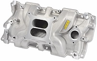 Intake Manifold for 1955-1986 Small Block Chevy 262-400 ci [Dual Plane, Natural]
