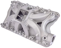 Intake Manifold for 1969-1996 Small Block Ford 351 Windsor, Hi-Rise Single Plane [Satin]