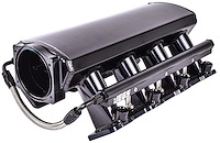 Fabricated Intake Manifold for GM LS3 and L92 [Black Aluminum]