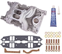 Cool Gap Dual Plane Intake Manifold Kit for 1967-1991 Small Block Chrysler/Mopar Non-Magnum Engines