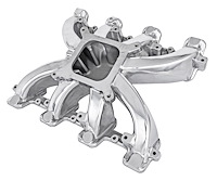 Mid-Rise Single Plane Intake Manifold for GM LS1/LS2/LS6 with Cathedral Port Heads [Polished]