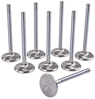 Performance Stainless Steel Exhaust Valves for Big Block Chevy, Set of 8 [1.880 in. Dia.]