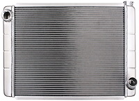 Chevy/GM-Style Aluminum Radiator, 2 Row, 1 in. Core [Crossflow]