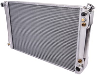 Ready Fit Aluminum Radiator Fits Select 1965-1987 Buick, Cadillac, Chevy, Olds, Pontiac, Cars, 1972-1998 GM Trucks [Auto Trans]