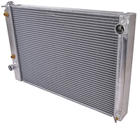Ready Fit Aluminum Radiator for 1971-73 Mustang & Cougar (Crossflow) Small Block/Big Block, Automatic Transmission