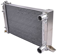 Scirocco/Pro Stock Style Lightweight Aluminum Radiator [2 Row, Drag Race Only]