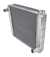 Chevy/GM-Style Aluminum Radiator, 2 Row, 1 in. Core [Crossflow]