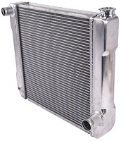 Chevy/GM-Style Aluminum Radiator, 2 Row, 1 in. Core [Crossflow]
