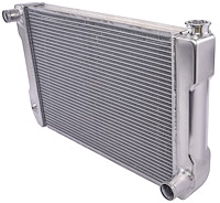 Chevy/GM-Style Aluminum Radiator, 2 Row, 1 in. Core [Crossflow]