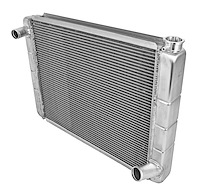 Chevy/GM-Style Aluminum Radiator [2 Row, 1 in. Core, Crossflow]