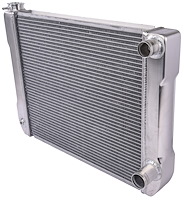 Double Pass Lightweight Aluminum Racing Radiator, 2 Row