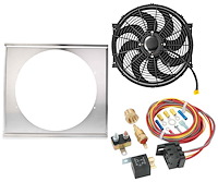 Aluminum Shroud, Fan, Control Kit [20 7/8 in. W x 17 1/2 in. H x 1/2 in. D]
