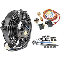 Universal Electric Fan with Wiring Harness and Relay Kit
