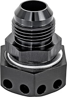Vented AN Breather Fitting [-12 AN, Black]