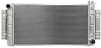 Aluminum Radiator for 1955-1957 Tri-Five Chevy, Crossflow Conversion [Auto Transmission]
