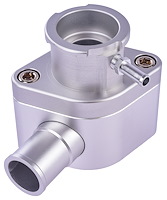 Intake Manifold Coolant Filler Neck Kit [Clear Anodized Billet Aluminum]