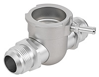 In-Line Radiator Hose Filler -16AN x -16AN hose