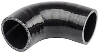 90 Degree Silicone Hose Connector 2.5 I.D. x 4" Long