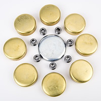 Brass Freeze Plug Kit for 1965-1990 Big Block Chevy 396-454 Mark IV