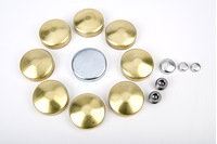Brass Freeze Plug Kit for 1967-1979 Pontiac 350-455