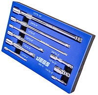 Wobble Extension Set, 1/4 in., 3/8 in. & 1/2 in. Drives [9-Piece]