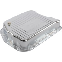Automatic Transmission Pan for Mopar 727 Torqueflite, 3 in. Deep w/Extra Capacity [Chrome Plated Steel]