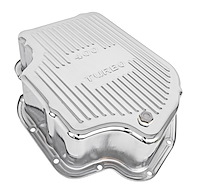 Automatic Transmission Pan for GM TH400, 4 in. Deep w/Extra Capacity [Chrome Plated Steel]