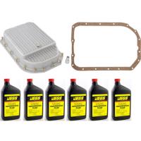 Cast Aluminum Transmission Pan Kit for GM 4L80 and 4L80E Automatic Transmissions