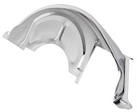 Flexplate Inspection Cover for Chevy TH350 & TH400 Automatic Transmissions [Chrome]