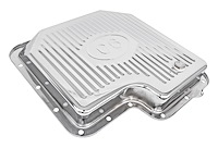 Automatic Transmission Pan for Ford C6, Stock Capacity [Chrome Plated Steel]