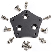 Steering Wheel Adapter 3 Bolt Hub to 5 Bolt Wheel