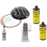Cast Aluminum Differential Cover Kit, Black [GM 8.5 in. 10-Bolt]