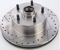Front Premium Brake Rotors and Stainless Steel Braided Brake Hoses