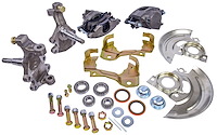 Front Disc Brake Conversion Hardware Kit Fits Select 1967-1974 Chevrolet & Pontiac Models [with 2 in. Drop Spindles]